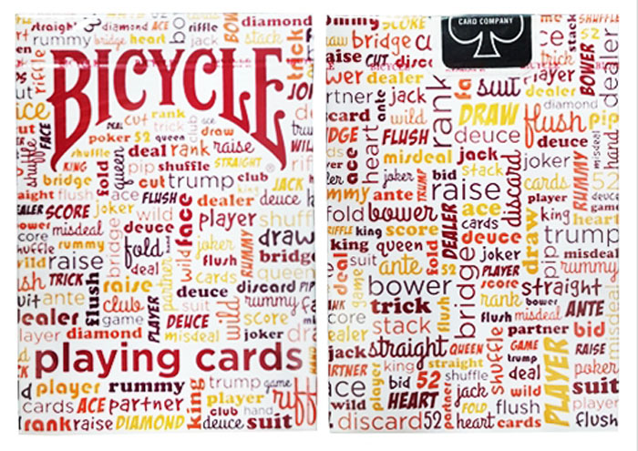 바이시클테이블토크덱-레드(Bicycle Table Talk Deck-Red)