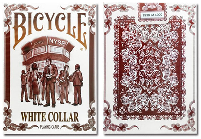 화이트컬라플레잉카드 - Bicycle White Collar Playing Cards by Collectable Playing Cards