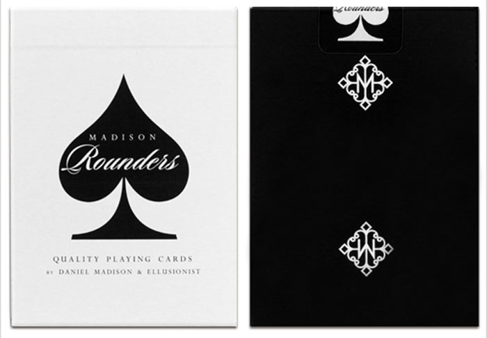 라운더스블랙덱(Rounders Playing Cards by Madison - Black)