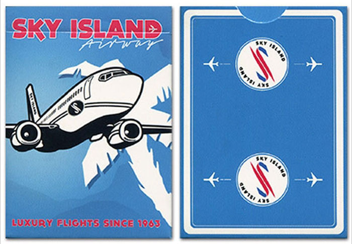 스카이아일랜드덱블루(Sky Island Playing Cards BLUE by Edo Huang)